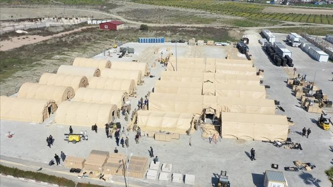 ABD, Antakya'da sahra hastanesi kuruyor - Resim : 1