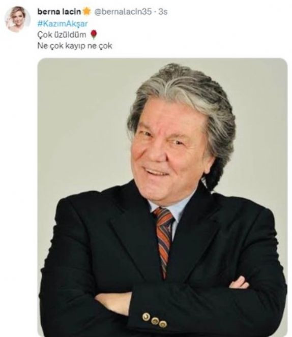 Usta sanatçı Kazım Akşar'ın ani ölümü sanat dünyasını yasa boğdu. Paylaşımlar peş peşe geldi - Resim : 2