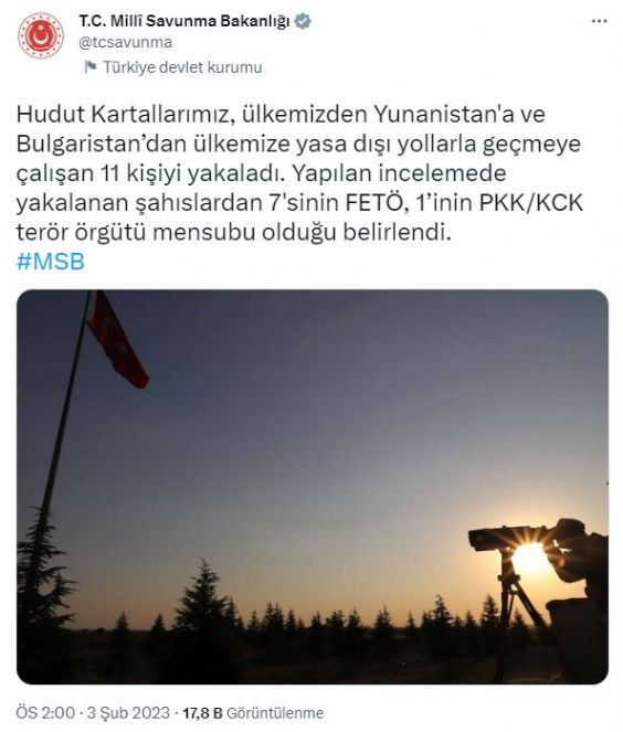 Kaçak geçmeye çalışan 7'si FETÖ, 1'i PKK üyesi 11 kişi yakalandı - Resim : 1