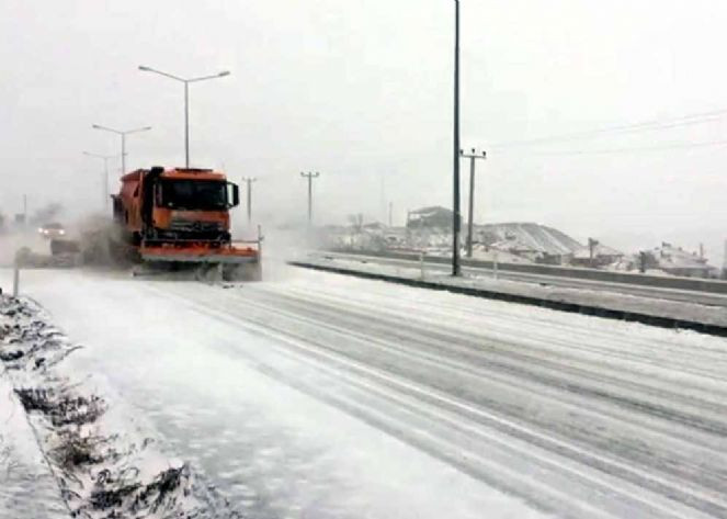 İç Anadolu'da kar yağışı etkili oluyor - Resim : 3