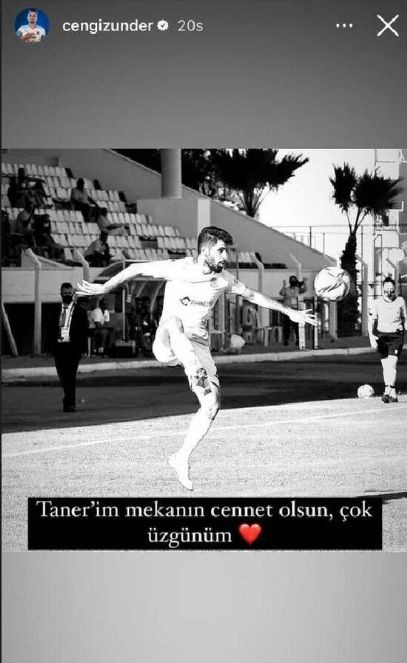 Cengiz Ünder depremde ölen futbolcu arkadaşı için paylaştı: Güzel kardeşim.. - Resim : 1