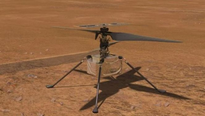 Helikopterin inanılmaz görüntüsü paylaşıldı. NASA Mars'ı havadan teftiş etti - Resim : 3