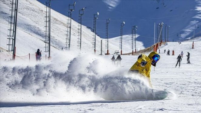Palandöken'de kar kalınlığı 101 santimetre - Resim : 4