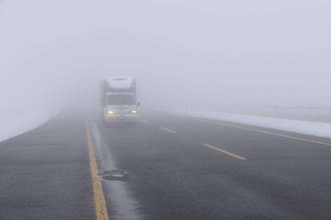 Kars-Iğdır kara yolunda ulaşıma sis engeli - Resim : 2