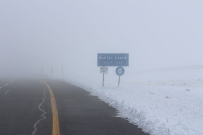 Kars-Iğdır kara yolunda ulaşıma sis engeli - Resim : 3