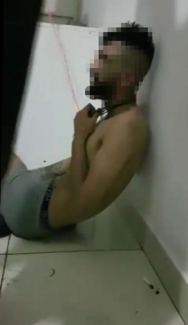 Hırsıza işkence kamerada - Resim : 3