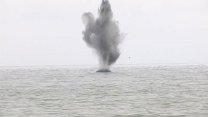 Ordu'da denizde bulunan cisim, SAS ekiplerince imha edildi - Resim : 3