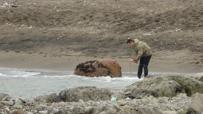 Ordu'da denizde bulunan cisim, SAS ekiplerince imha edildi - Resim : 5