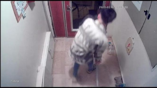 Sevgilisini demir çubukla darbeden şüpheli kamerada - Resim : 1