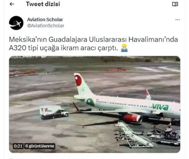 Kamyonla koskoca uçağa böyle çarptı - Resim : 2