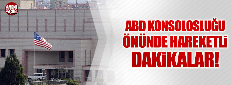 ABD konsolosluğu önünde güvenlik önlemi alındı