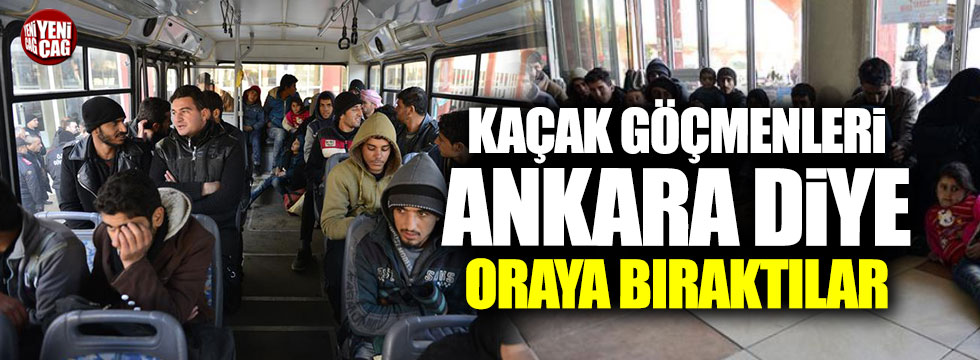 Suriyelileri Ankara deyip Adana'ya getirdiler