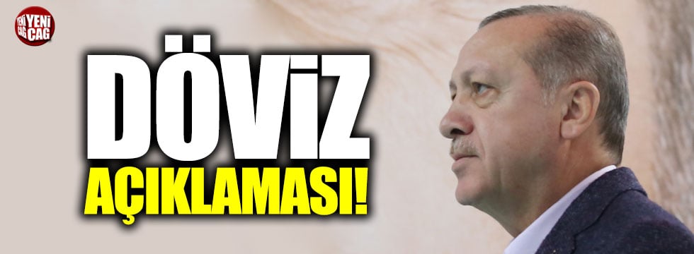 Erdoğan'dan döviz kuru açıklaması