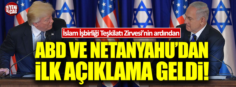 ABD ve Netanyahu'dan Kudüs'le ilgili açıklama