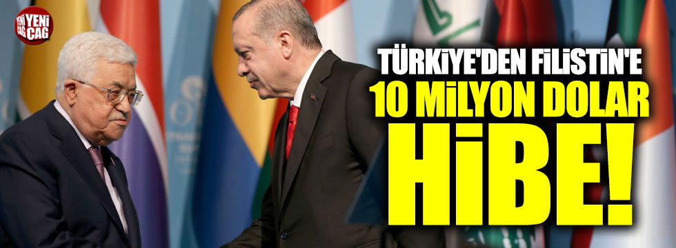 Türkiye'den Filistin'e 10 milyon dolar hibe
