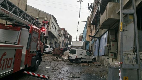 Gaziosmanpaşa'da buhar kazanı bomba gibi patladı