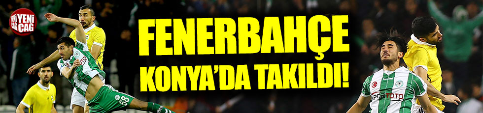 Konyaspor 1-1 Fenerbahçe / Maç özeti