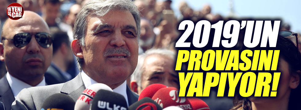 Şamil Tayyar: "Abdullah Gül, 2019'un provasını yapıyor"