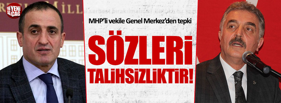 MHP Genel Sekreteri İsmet Büyükataman'dan Atila Kaya'ya tepki