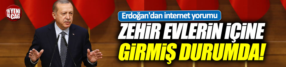 Erdoğan'dan flaş internet yorumu