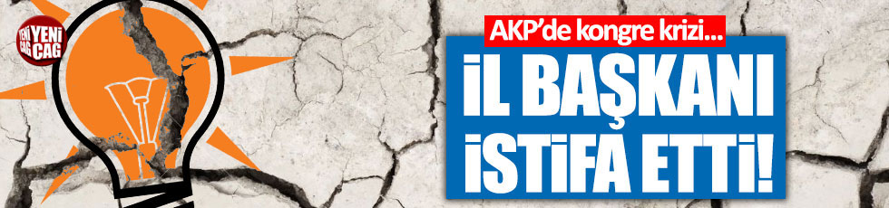 AKP Bolu İl Başkanı istifa etti!