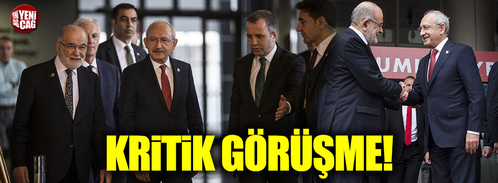 Karamollaoğlu, CHP Genel Merkezi’nde Kılıçdaroğlu ile görüştü