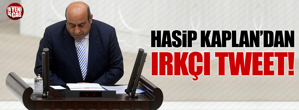 HDP'li Hasip Kaplan'dan ırkçı paylaşım