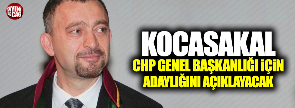 Ümit Kocasakal CHP Genel Başkanlığına aday olacak