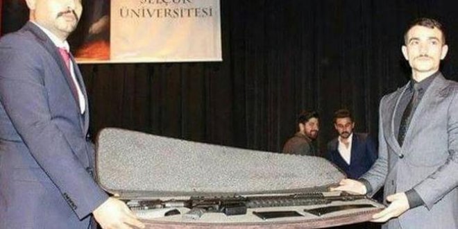 Selçuk Üniversitesi'nden 'tüfek' açıklaması