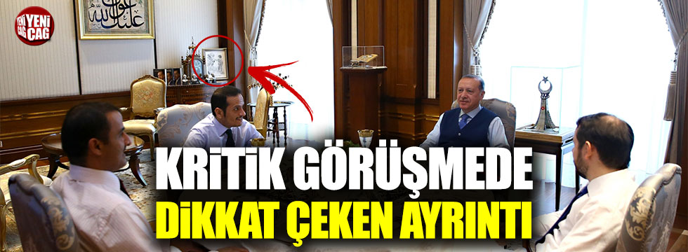 Erdoğan'la El Sani arasındaki görüşmede dikkat çeken detay