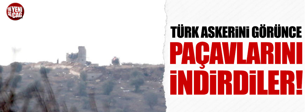 Afrin'de PYD/PKK paçavraları indirildi