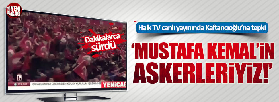 Halk TV canlı yayınında Kaftancıoğlu'na tepki