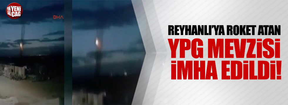 Reyhanlı'ya roket atan YPG mevzisi imha edildi