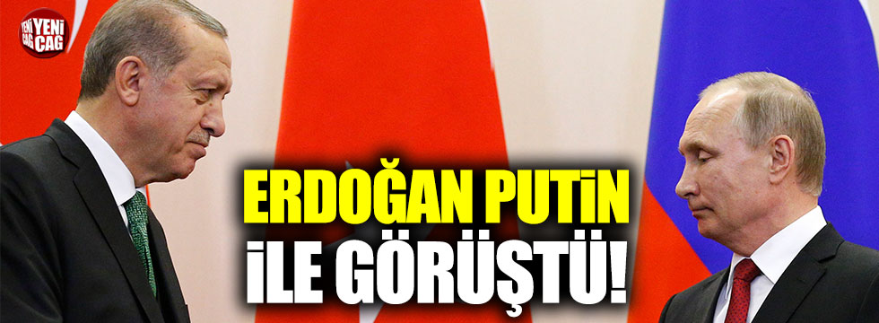 Erdoğan, Putin ile Afrin operasyonunu görüştü
