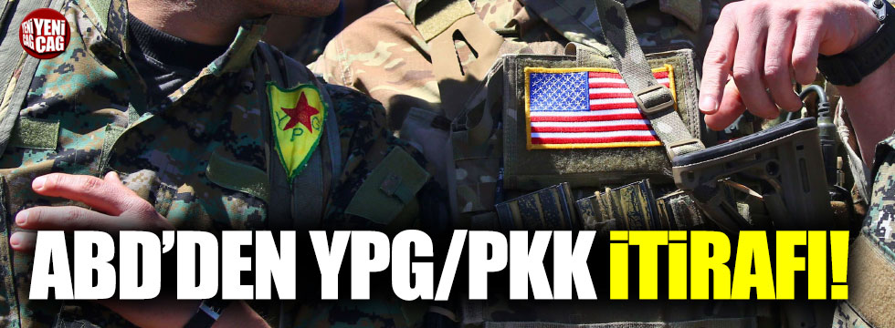 ABD'den PYD/PKK itirafı