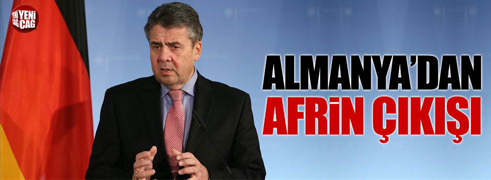 Almanya'dan Afrin açıklaması