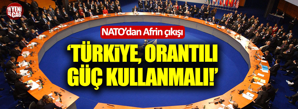 NATO'dan Afrin çağrısı