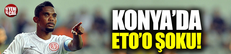 Atiker Konyaspor'da Eto'o transferi iptal oldu