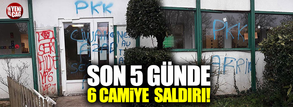 Fransa'da PKK yandaşlarından camiye saldırı!