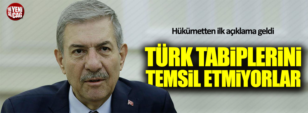 Hükümetten Türk Tabipler Birliği ile ilgili ilk açıklama