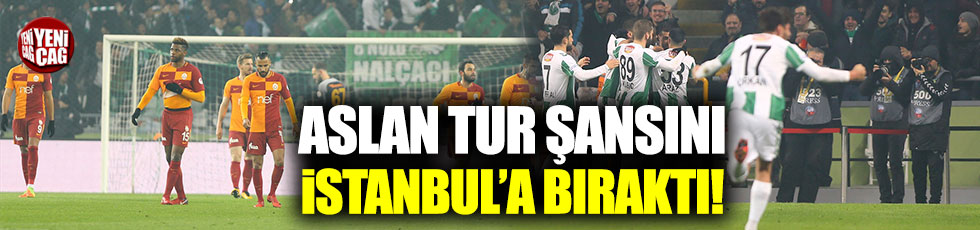 Galatasaray 2-2 Konya ( Maç Özeti)