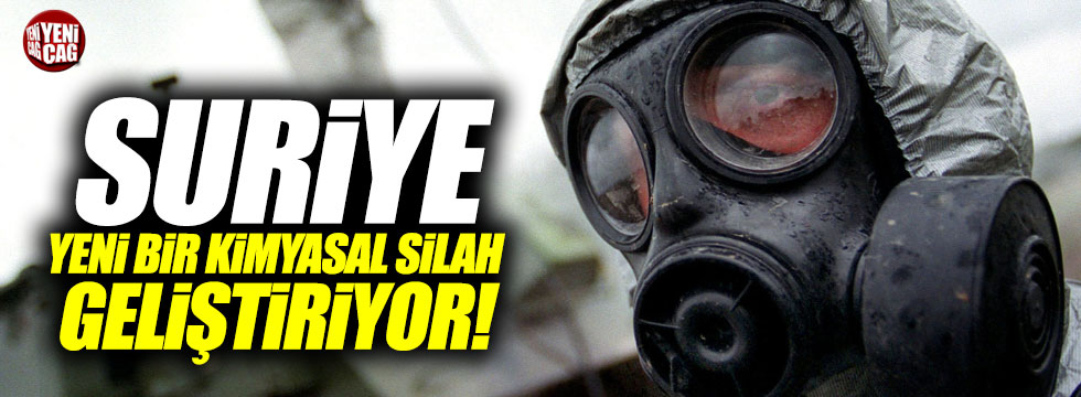 ABD: "Suriye yeni bir kimyasal silah geliştiriyor"