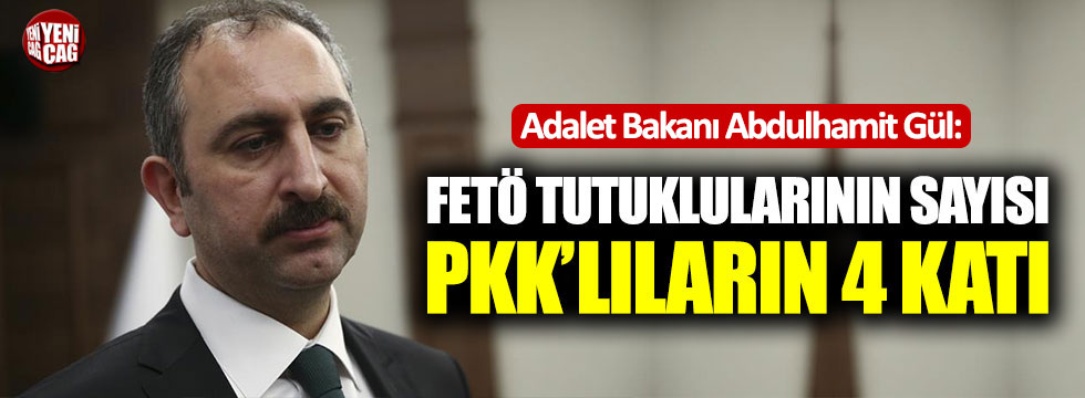 Adalet Bakanı Gül tutuklu ve hükümlü sayısını açıkladı