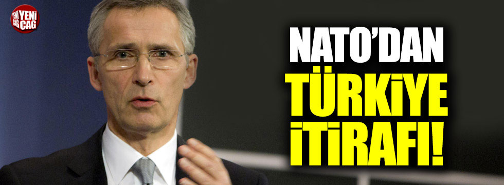 NATO'dan Türkiye itirafı