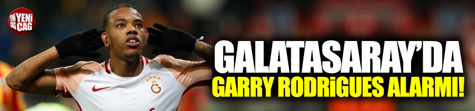 Galatasaray'da Garry Rodrigues alarmı