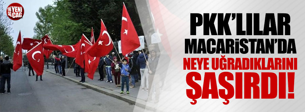 Macaristan'da PKK'lılara Türklerden engel