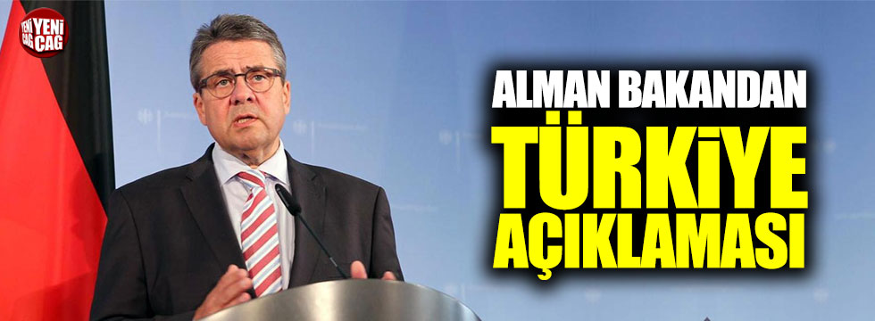 Almanya Dışişleri Bakanı'ndan Türkiye açıklaması