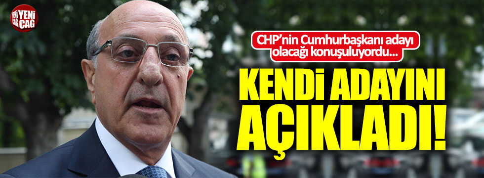 İlhan Kesici: "Cumhurbaşkanı adayım Kılıçdaroğlu'dur"