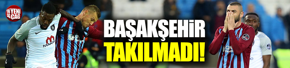 Başakşehir Trabzonspor'u 1-0 mağlup etti