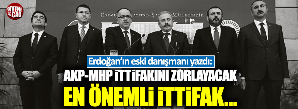 Öztürk: "MHP-AK Parti ittifakını zorlayacak en önemli ittifak..."